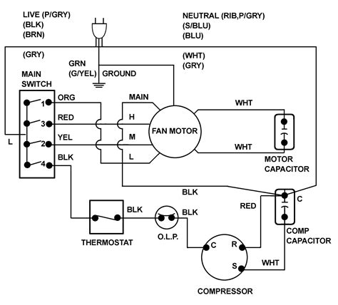 wiring diagram for ac blower motor 